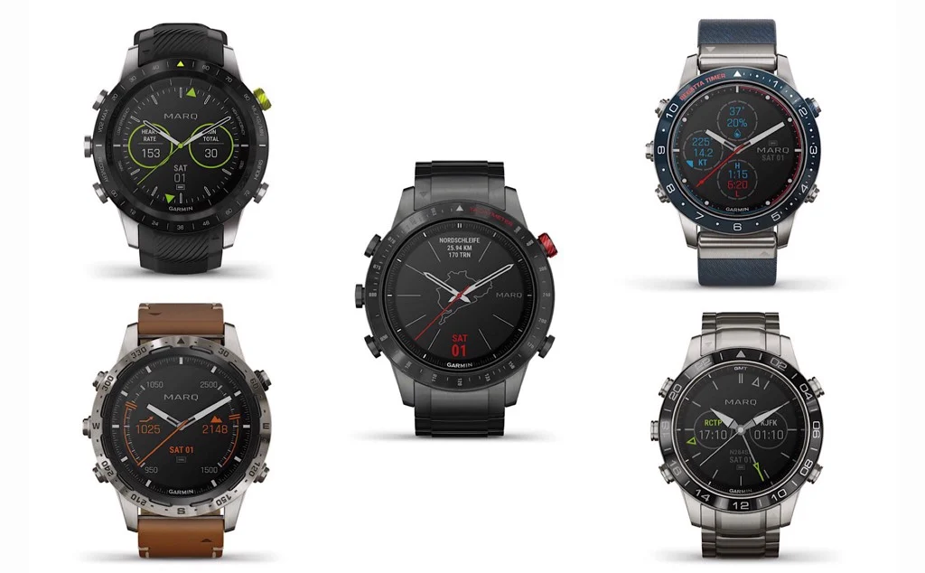 Garmin ra mắt bộ sưu tập đồng hồ GPS cao cấp MARQ, 5 mẫu khác nhau, giá khởi điểm 1500$